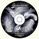 Caroline Harold Showreel CD-Rom Label
