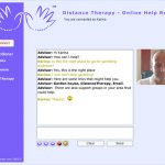 Distance Therapy Help Room: Client's Screen