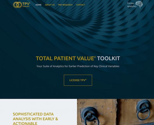 Cortex Analytics Homepage