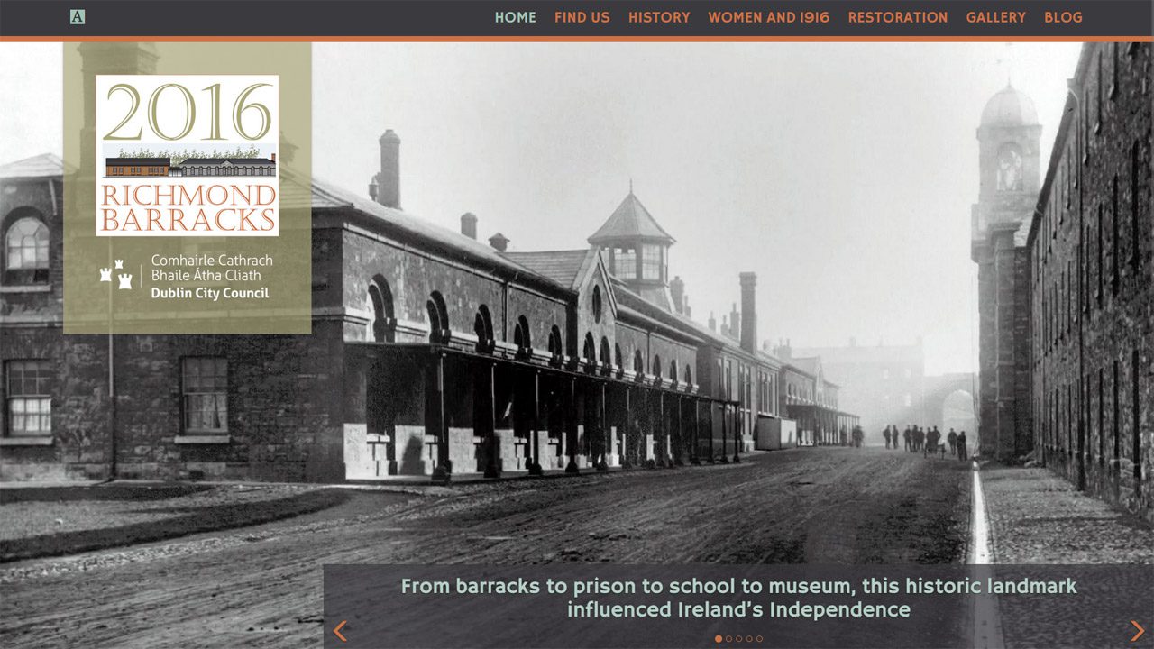 Richmond Barracks Homepage